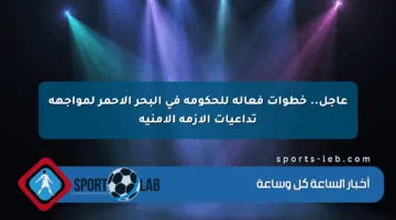 عاجل.. خطوات فعالة للحكومة في البحر الأحمر لمواجهة تداعيات الأزمة الأمنية